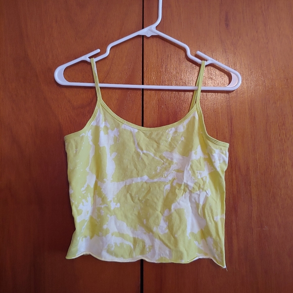Bleach dyed cropped tank - Picture 3 of 5
